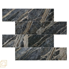 Adriatic Black Cilalı Mermer 