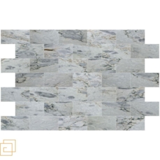 Aqua White Cilalı Mermer 