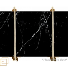 Alexandrette Black Cilalı Mermer Plaka